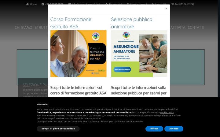 Screenshot of casanzianiuggiate.it