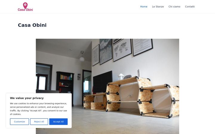 Screenshot of casaobini.altervista.org