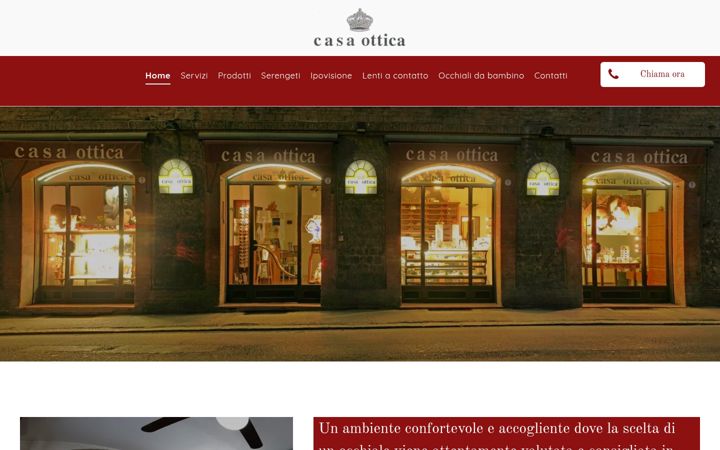 Screenshot of casaottica.it