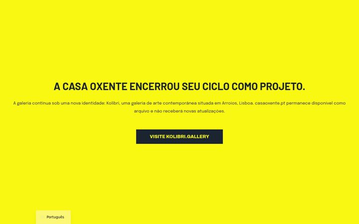 Screenshot of casaoxente.pt