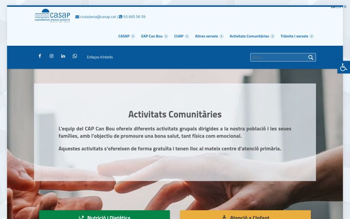 Screenshot of casap.cat