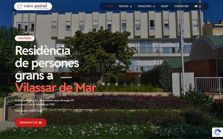 Screenshot of casapairal.org