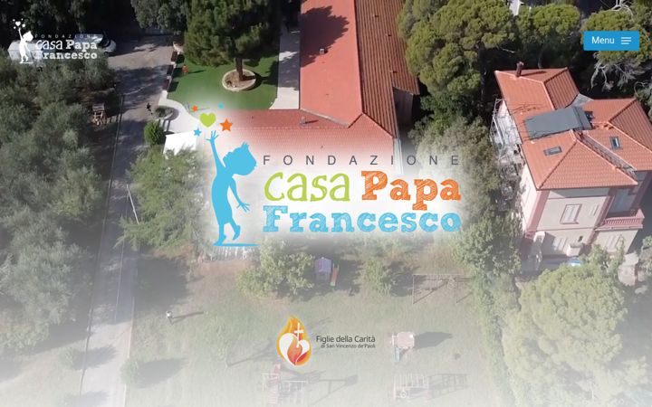 Screenshot of casapapafrancesco.it
