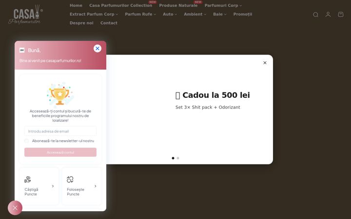 Screenshot of casaparfumurilor.ro