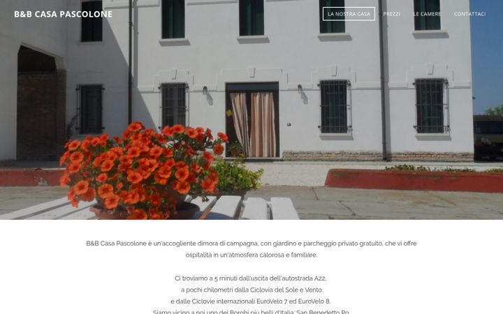 Screenshot of casapascolone.it