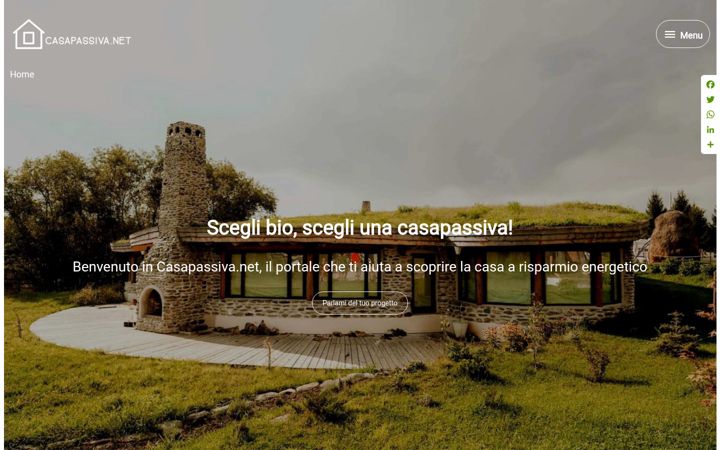 Snímek obrazovky casapassiva.net