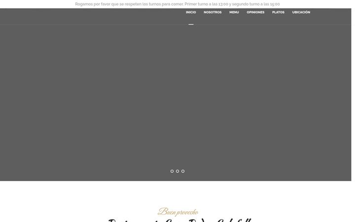 Screenshot of casapedrocalafell.com