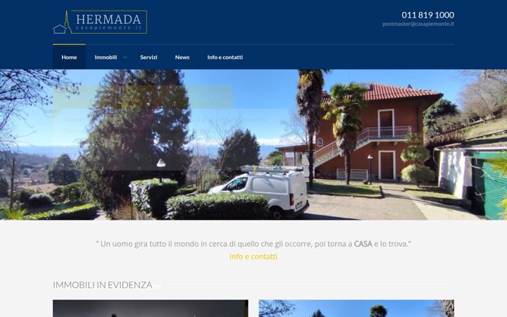 Screenshot of casapiemonte.it