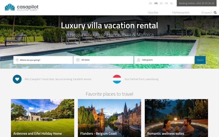 Screenshot of casapilot.com