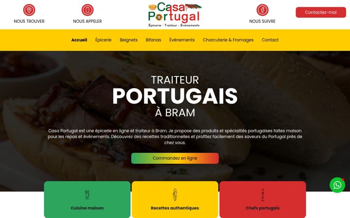 Screenshot of casaportugal.fr