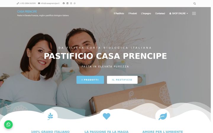 Captura de ecrã de casaprencipe.it