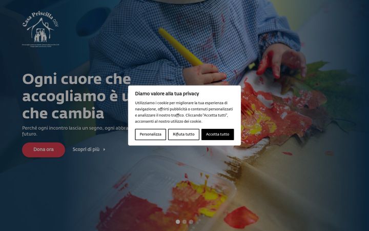 Screenshot van casapriscilla.org