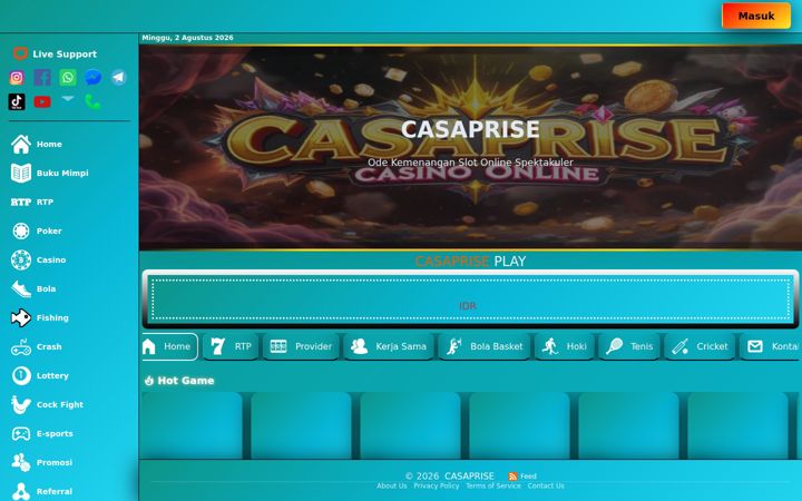Screenshot of casaprise.org