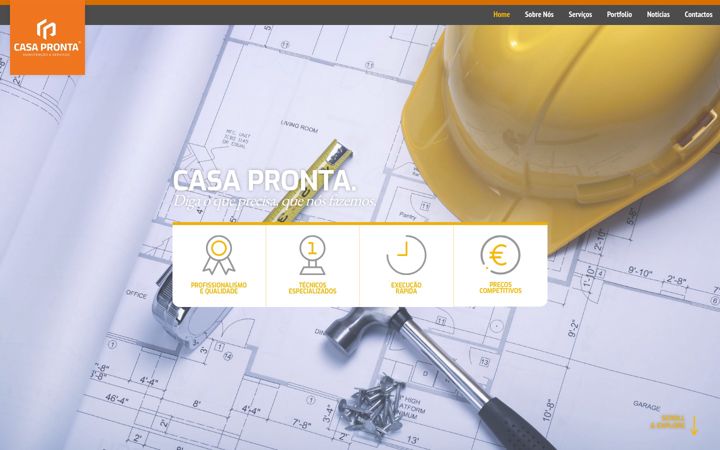 Screenshot von casapronta.com.pt