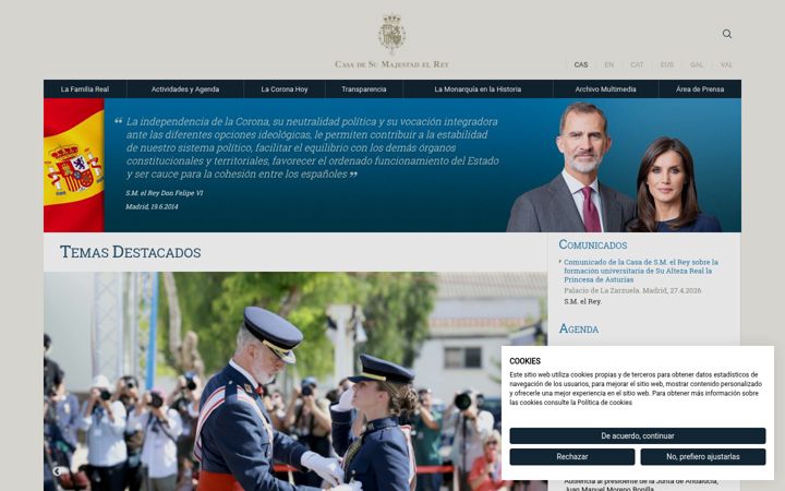 Screenshot of casareal.es