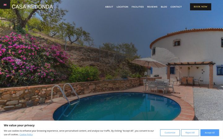 Screenshot of casaredonda.es