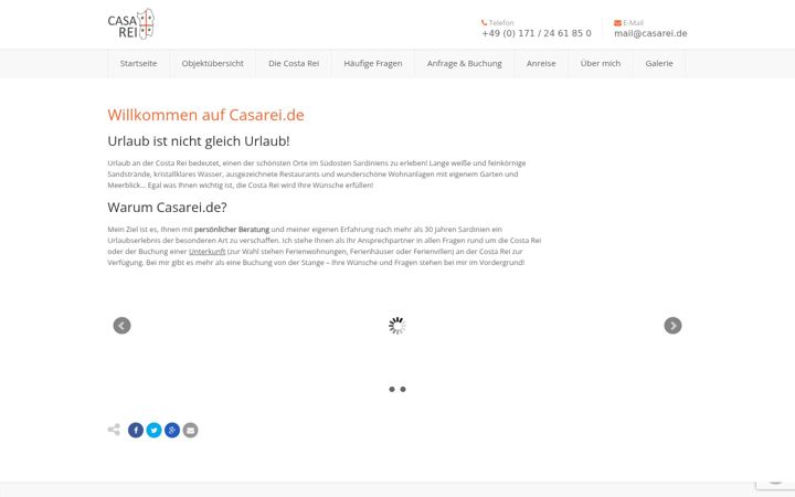Screenshot of casarei.de