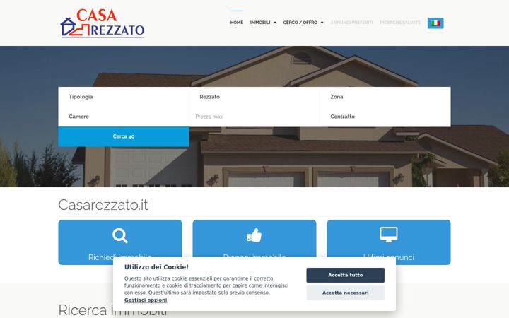 Screenshot of casarezzato.it