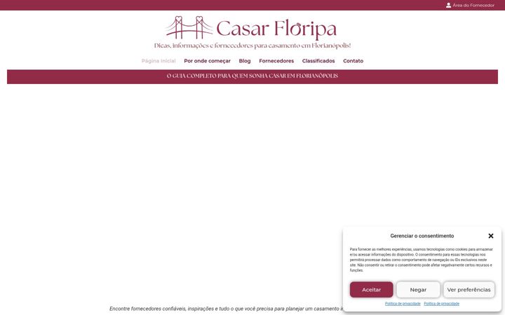Screenshot of casarfloripa.com.br
