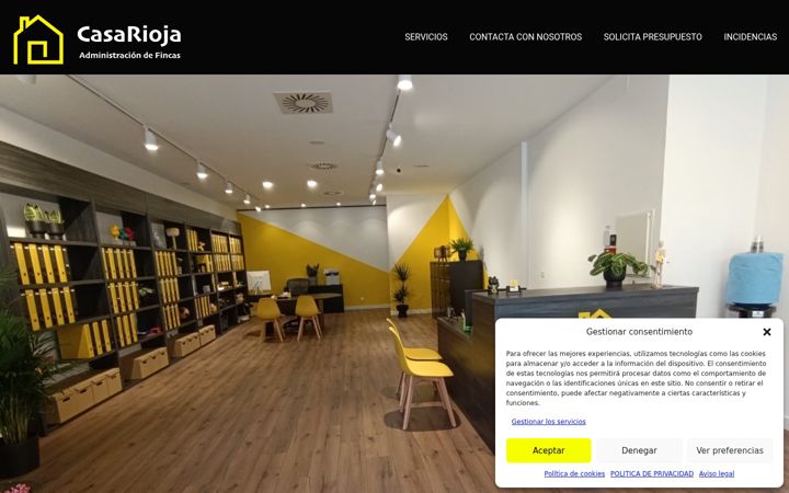 Screenshot of casarioja.es