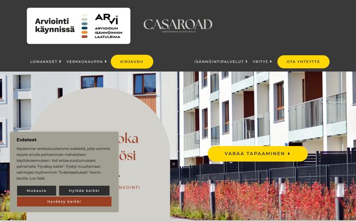 Skærmbillede af casaroad.fi
