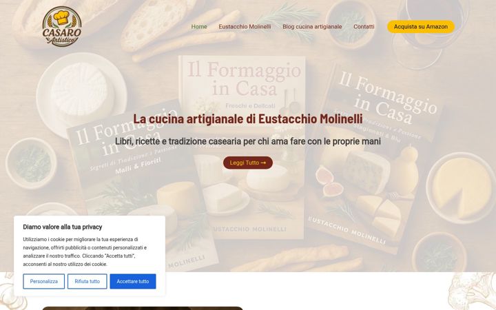 Screenshot of casaroartistico.com
