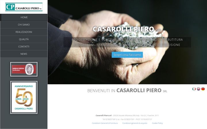 Screenshot of casarolli.it