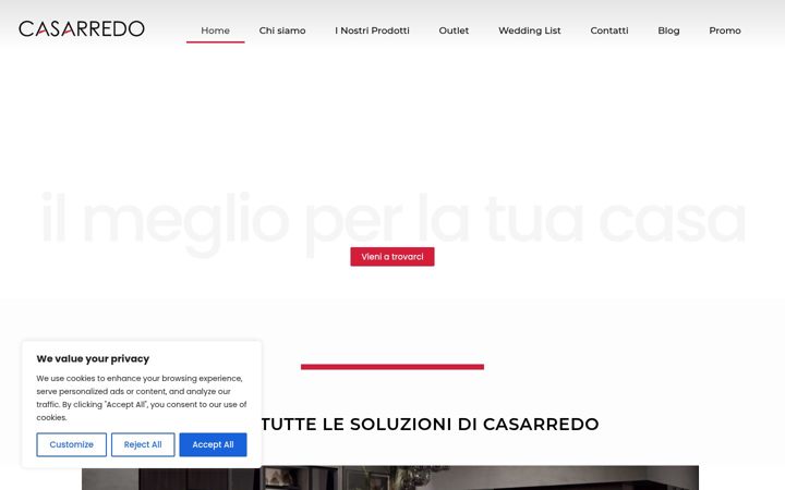 Screenshot von casarredofoggia.it