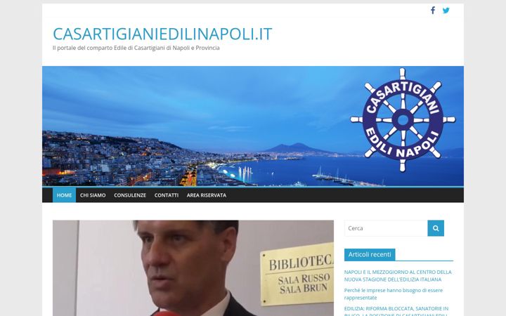 Screenshot of casartigianiedilinapoli.it
