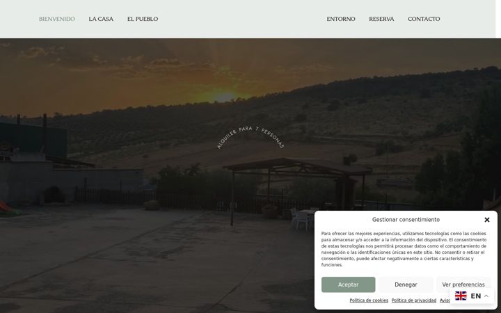 Screenshot of casarural-abuelojoaquin.com