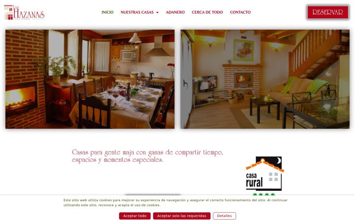 Screenshot of casaruraladanero.es