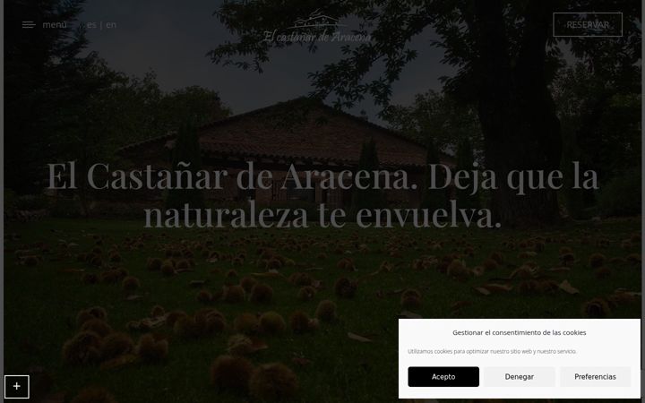 Ekraanipilt saidist casaruralaracena.es