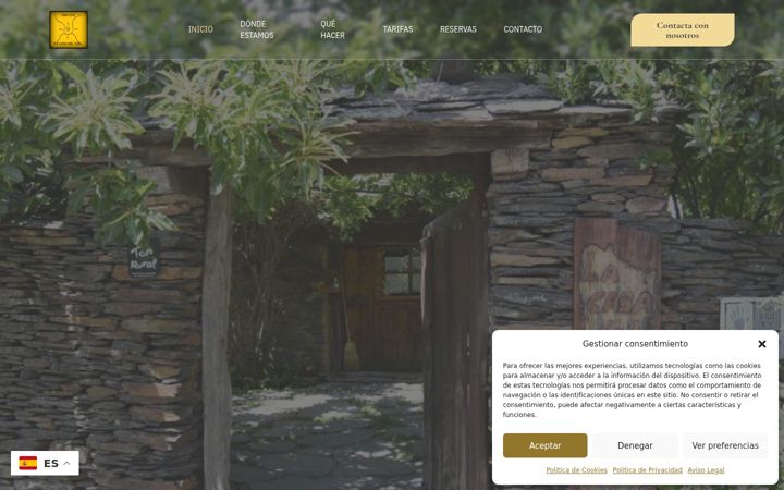 Ekraanipilt saidist casaruralcasadelsol.es