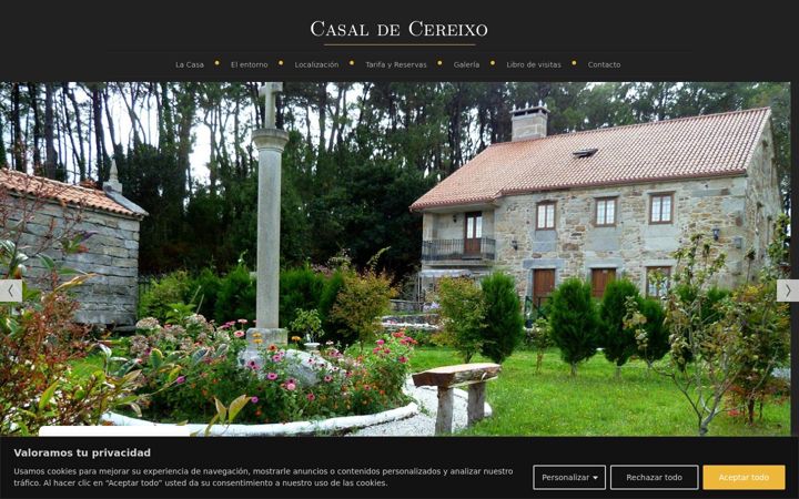 Screenshot of casaruraldecereixo.com