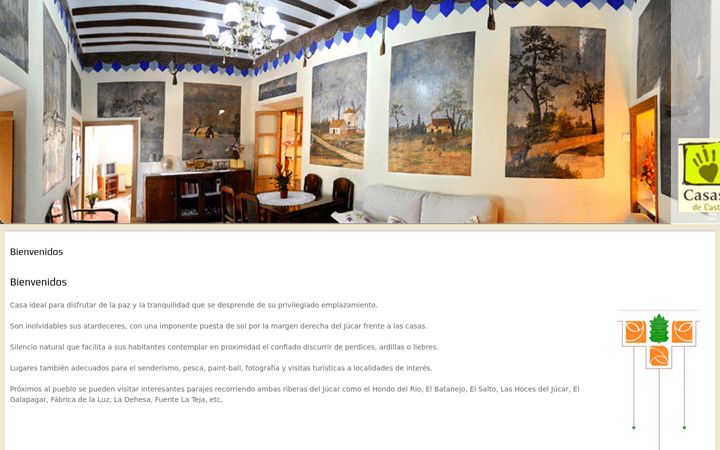 Screenshot of casaruraldonasara.es