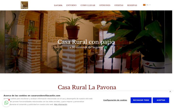 Screenshot di casaruralenvillacastin.com