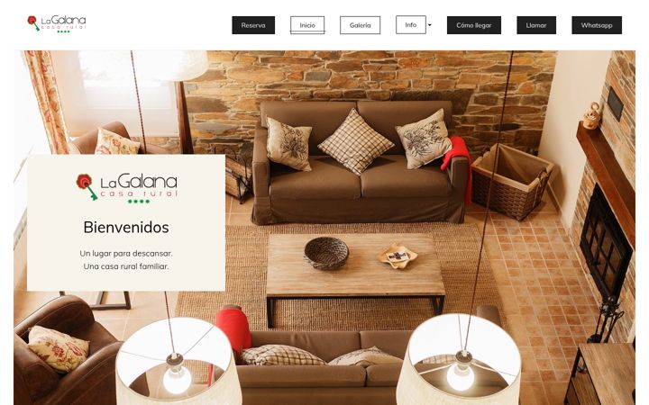 Screenshot of casaruralgalana.com