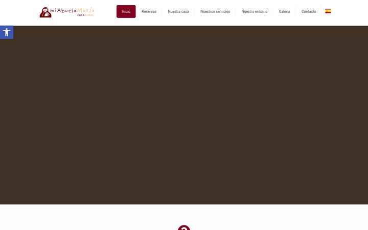 Screenshot of casaruralmiabuelamaria.com