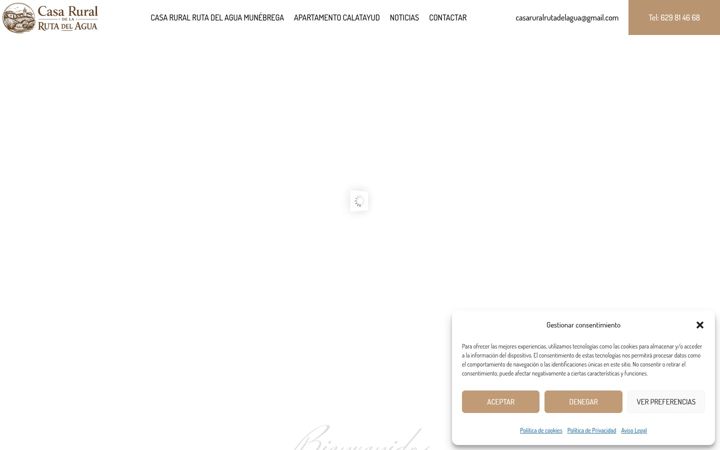 Snimka zaslona za casaruralrutadelagua.es