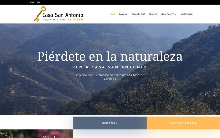Screenshot of casaruralsanantonio.com