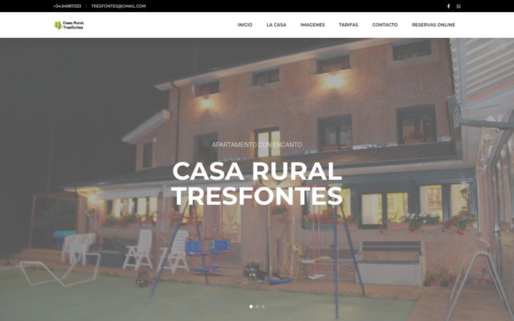 Screenshot of casaruraltresfontes.com