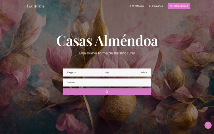 Screenshot of casasalmendoa.com