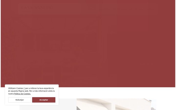 Screenshot of casasancho.cat