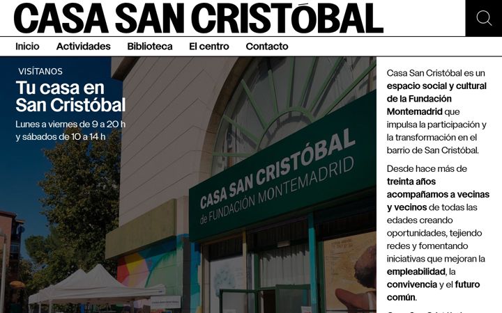 Screenshot of casasancristobal.es