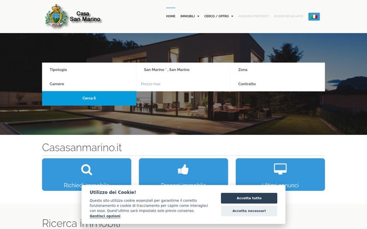 Screenshot of casasanmarino.it