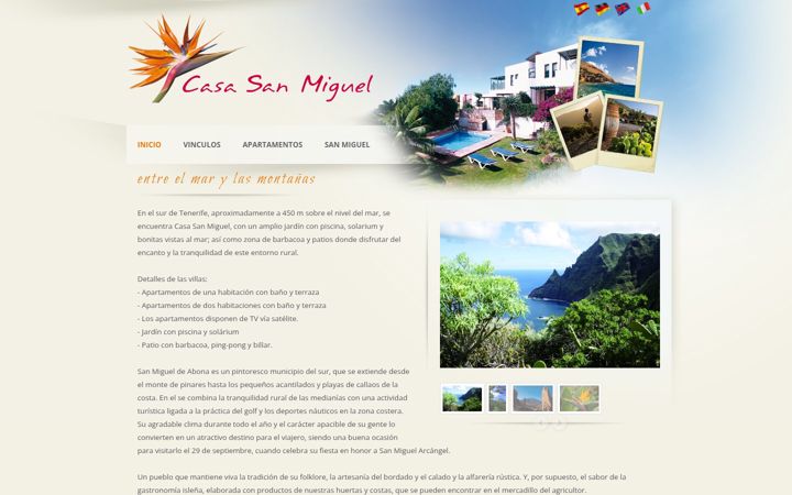 Screenshot of casasanmiguel.de
