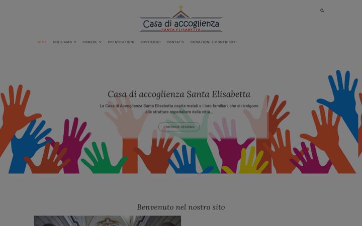 Screenshot of casasantaelisabetta.org