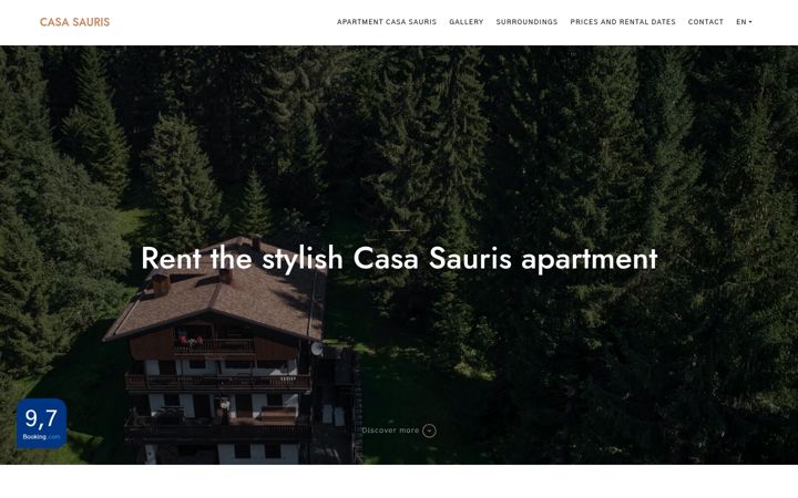 Screenshot of casasauris.it