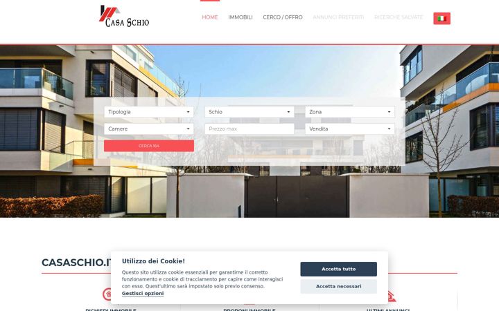 Screenshot of casaschio.it