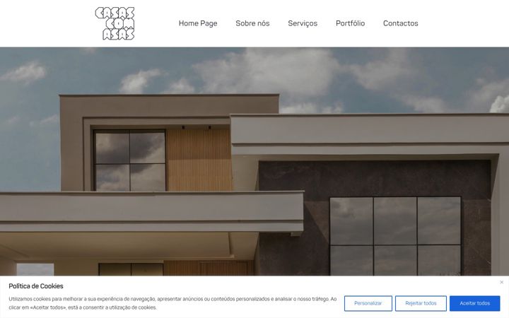 Screenshot of casascomasas.com